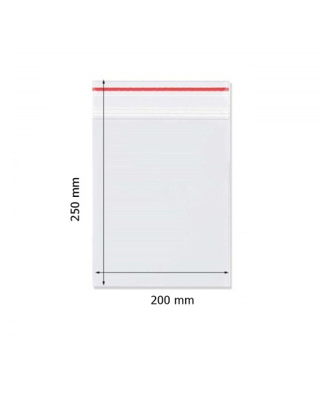 Pungulițe cu zip lock, 200*250 mm, 100 buc